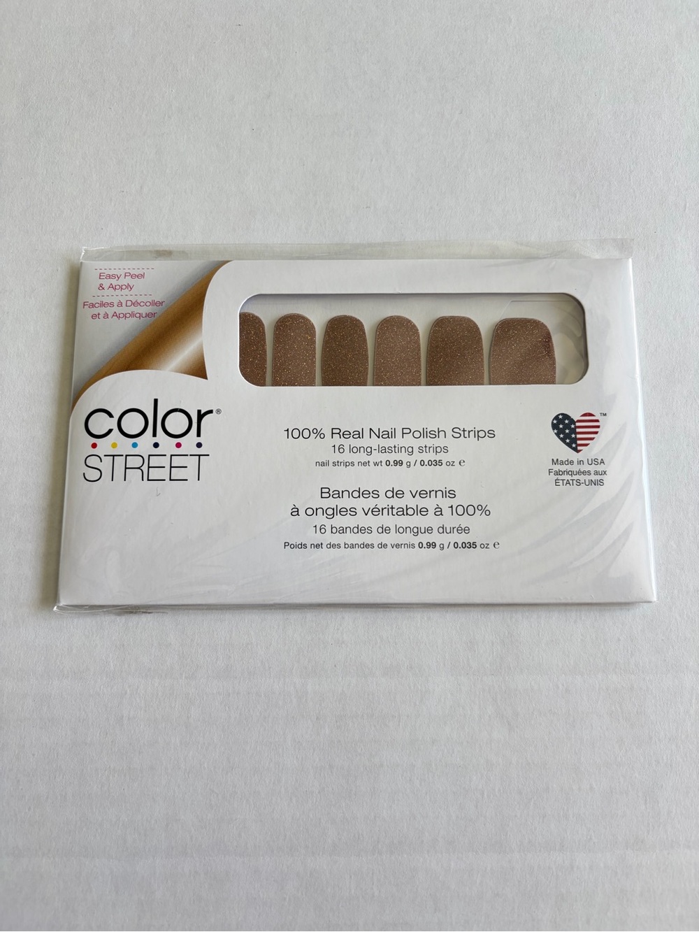 *Retired* Color Street: Sahara Jewel | Brown Neutral Earthy Glitter Chocolate - Picture 3 of 15